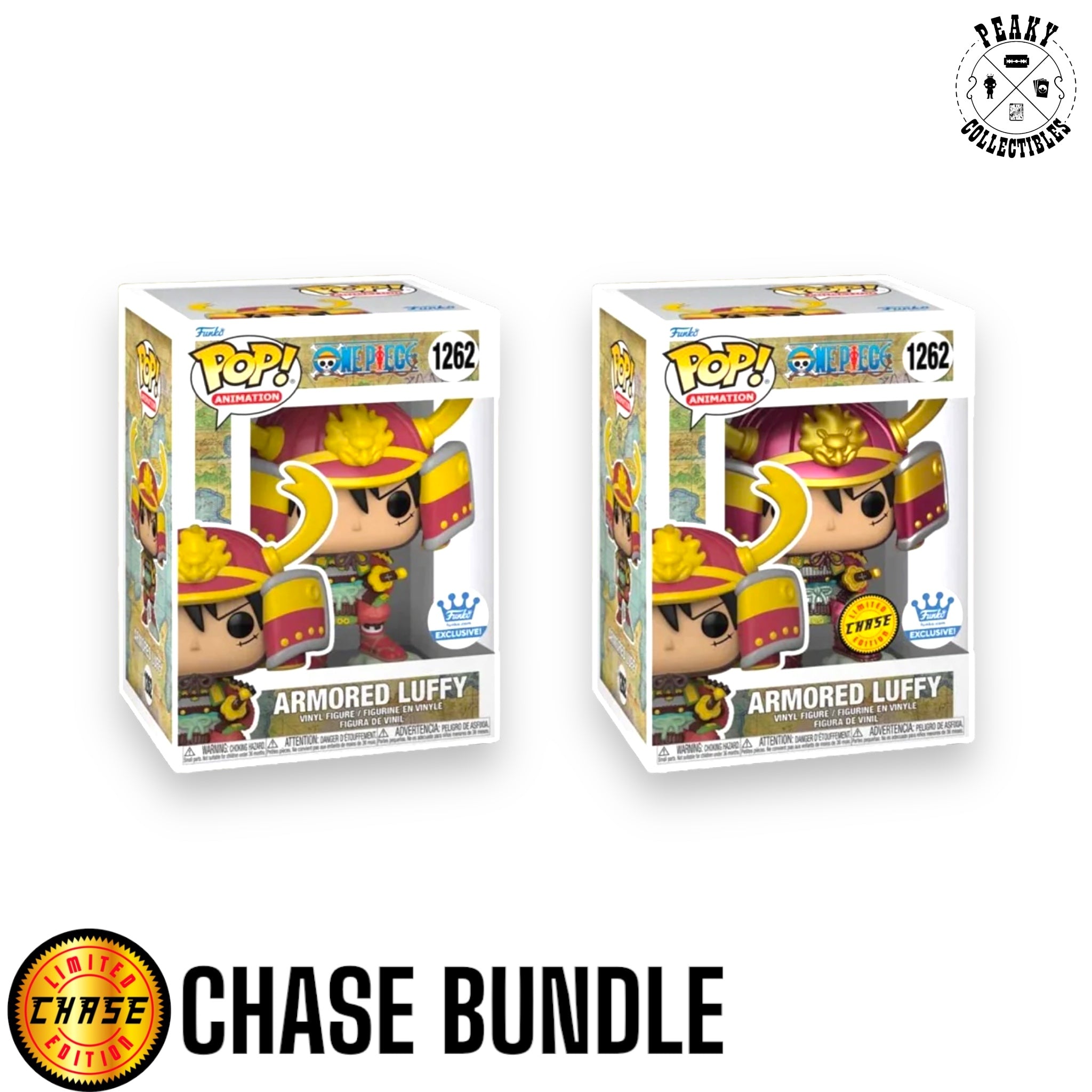 Armored Luffy Chase Bundle #1262 Funko Pop! One Piece Funko Shop E