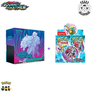 Pokemon - Scarlet & Violet - Journey Together - Booster Box (36 Packs) & Elite Trainer Box Bundle