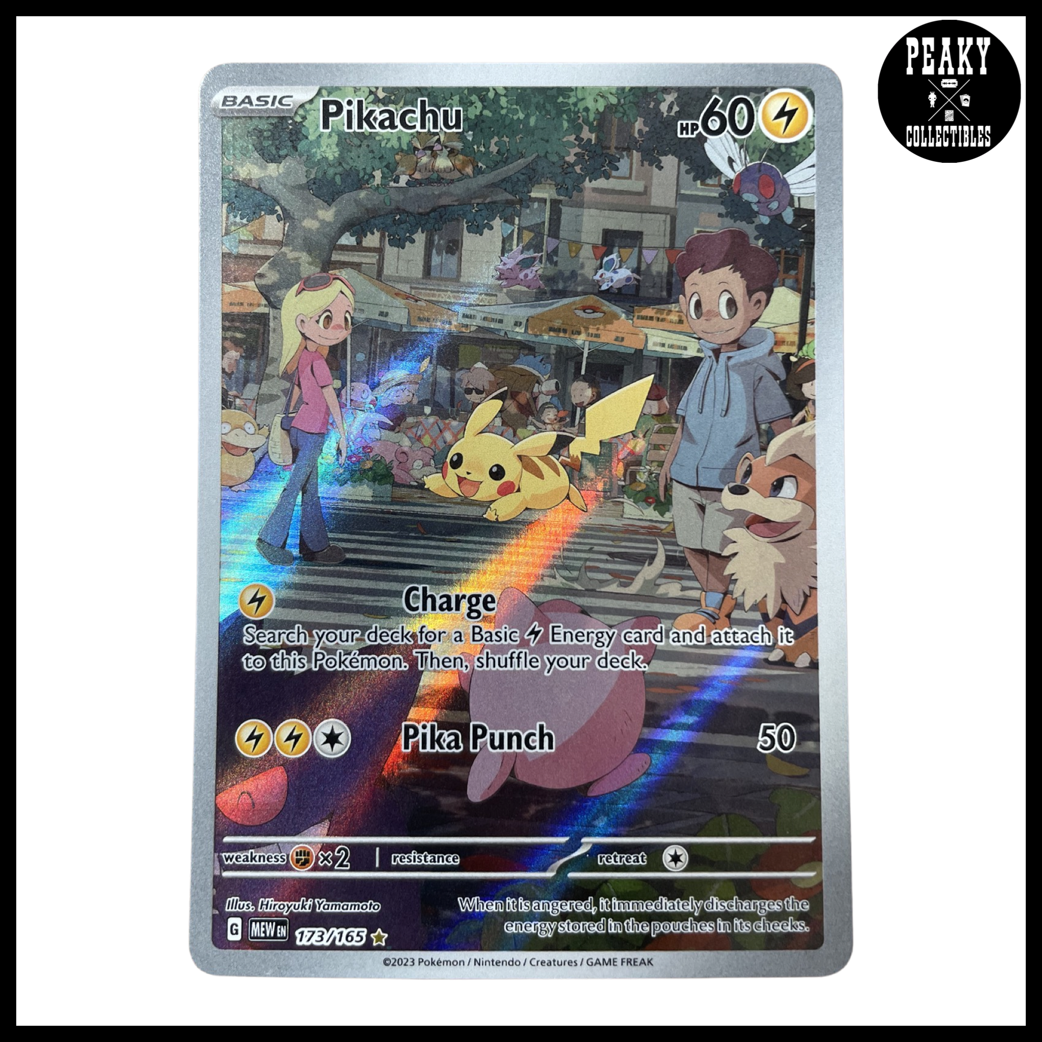 POKEMON PIKACHU AR POKEMON SV2A 173/165 - 151 - ENGLISH POKEMON PIKACHU AR POKEMON SV2A 173/165 - 151 - ENGLISH