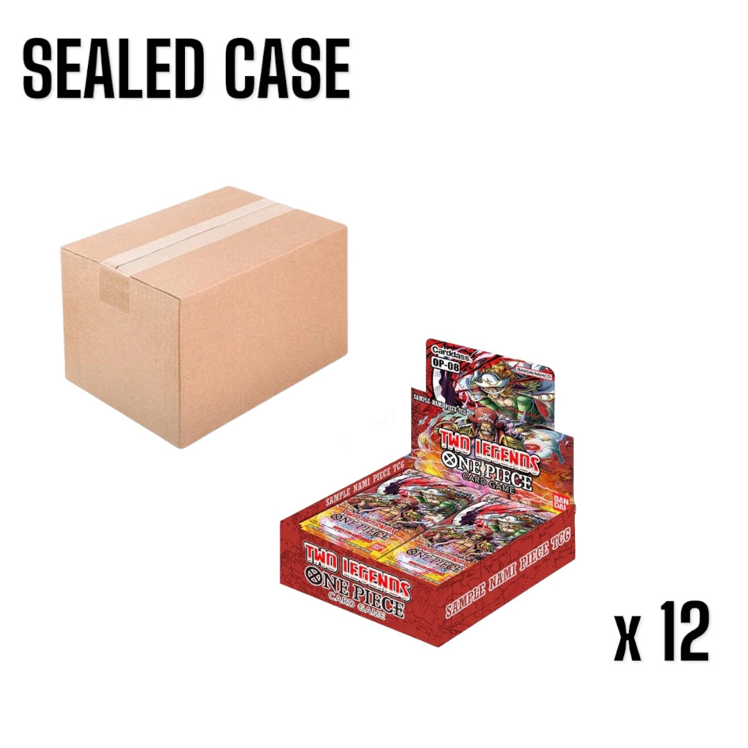 One Piece Card Game - OP08 -Two Legends - SEALED CASE OF 12 Booster Boxes