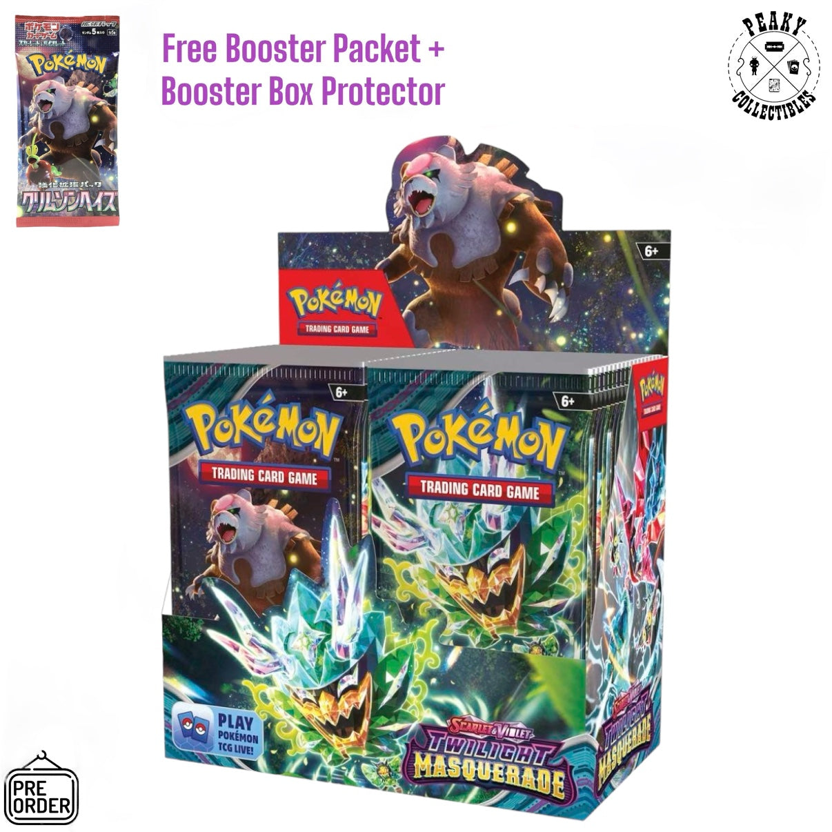 Pokemon - Scarlet & Violet - Twilight Masquerade - Booster Box (36 Boosters)