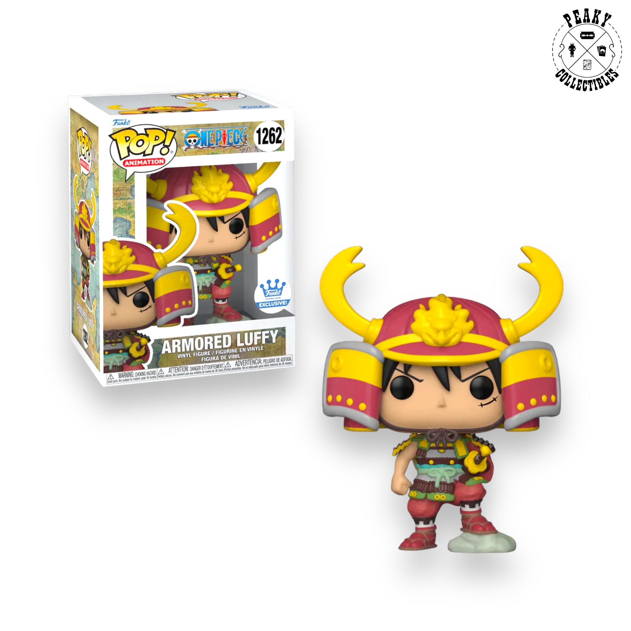 Armored Luffy Common #1262 Funko Pop! - One Piece - Funko Shop Excluslive - Condition 9/10