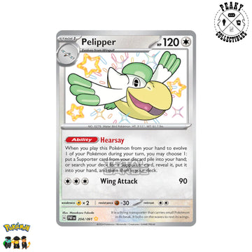 Pokemon - Scarlet & Violet - SV4.5 - Paldean Fates - Pelipper - 204/91