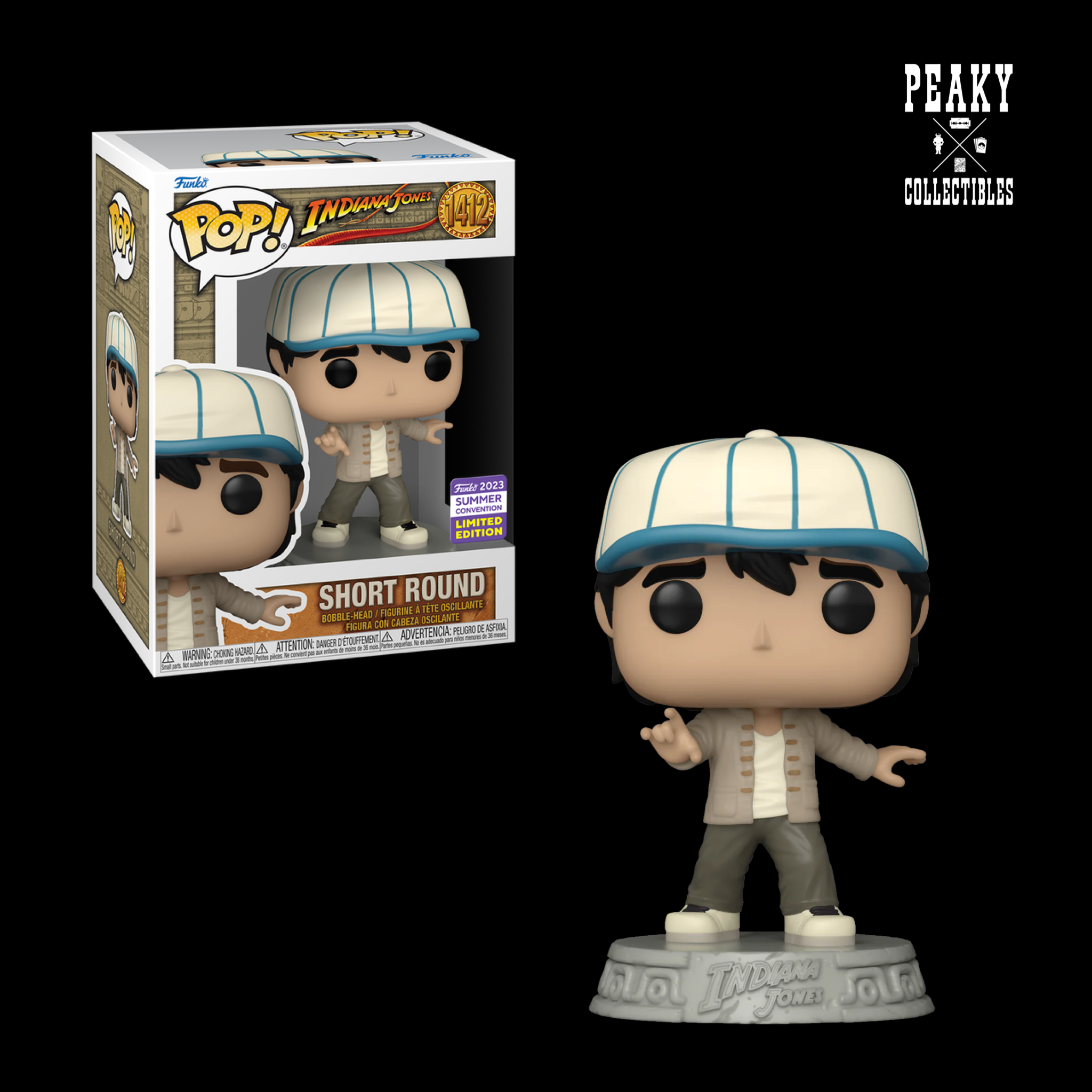 Short Round - Temple Of Doom Funko Pop! #1412 - Indiana Jones - Summer Convention 2023