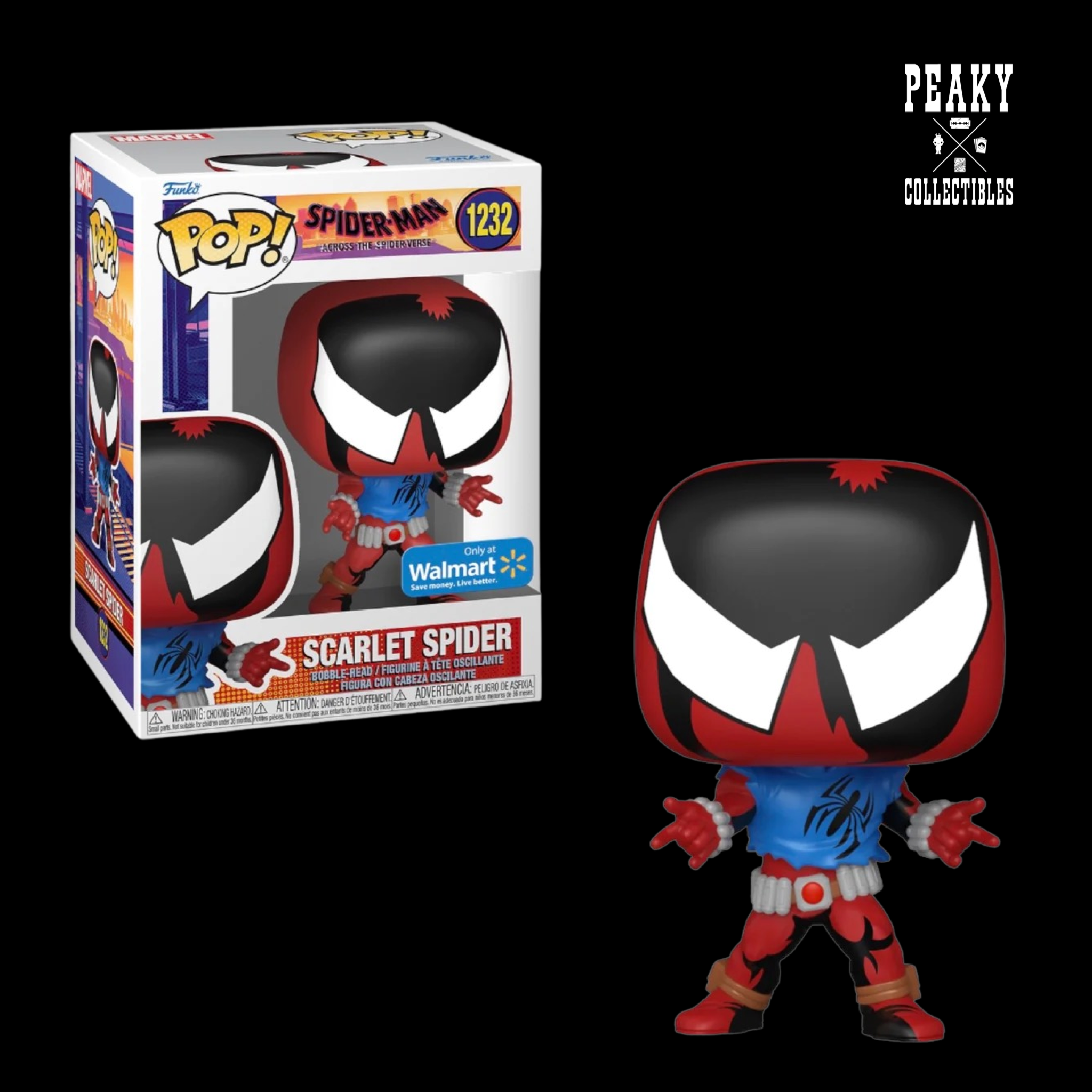 Scarlet Spider #1232 Funko Pop! - Spider-Man Across The Spider-Verse - Walmart Exclusive