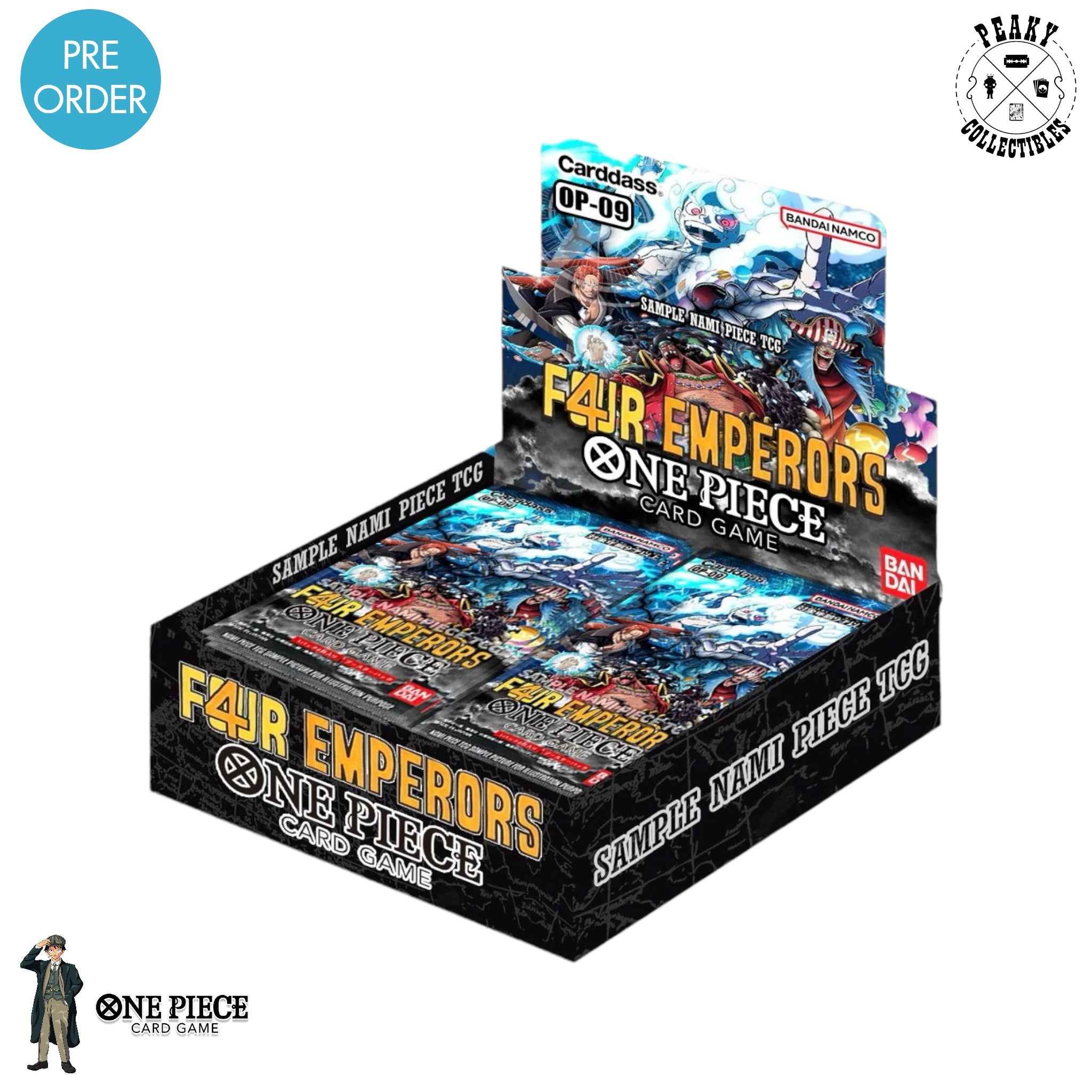 One Piece Card Game - OP-09 -Four Emperors - Booster Box (24 Packs) - OP-09