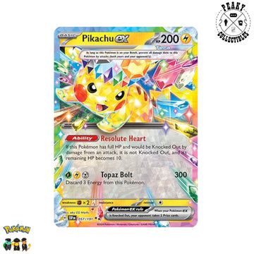 Pikachu Ex - SV08: Surging Sparks - 057 /191 - English Single Card