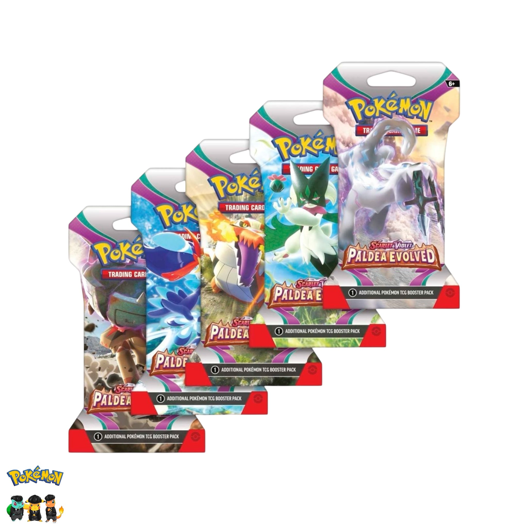 Scarlet & Violet-Paldea Evolved Sleeved Booster Pack (10 Cards)