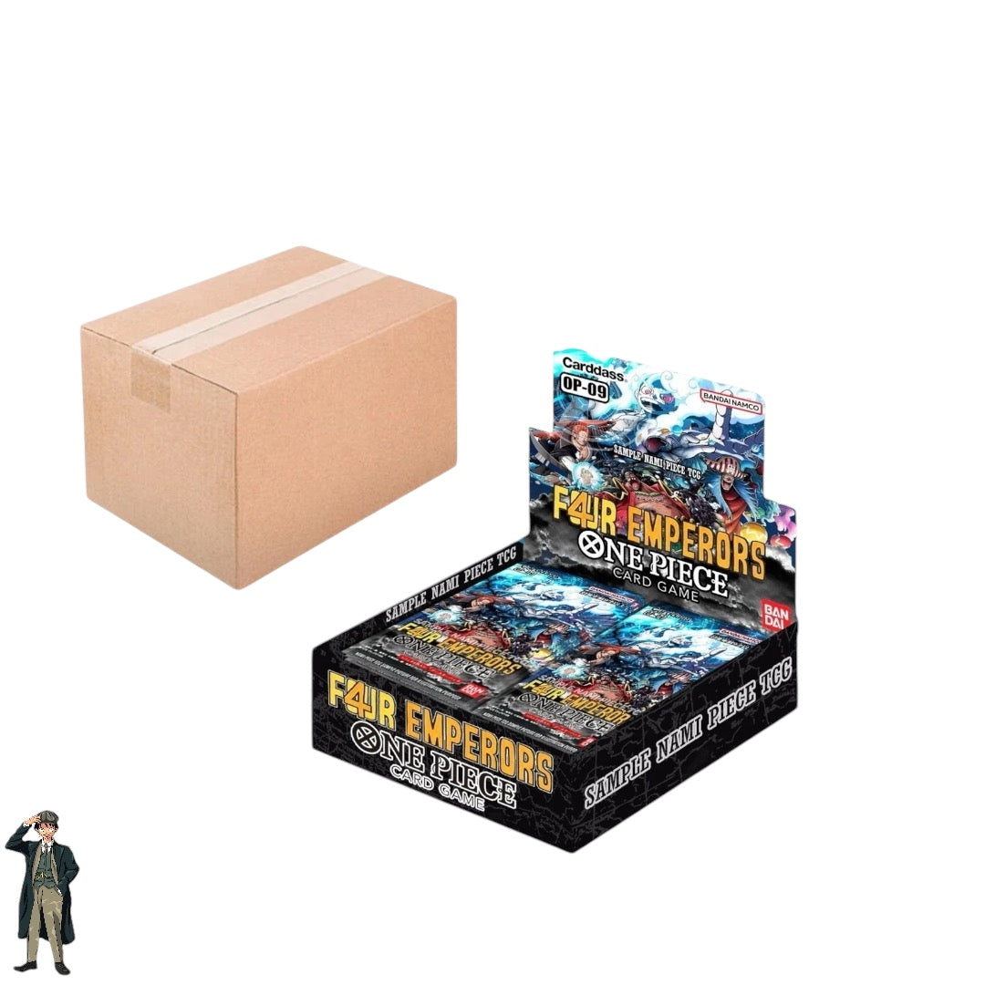 One Piece Card Game - OP-09 -Four Emperors - SEALED CASE (12 Booster Boxes) - OP-09